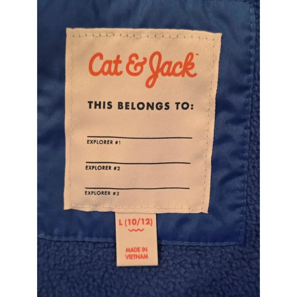 Cat & Jacks Kids Boys Large 10/12 NWT